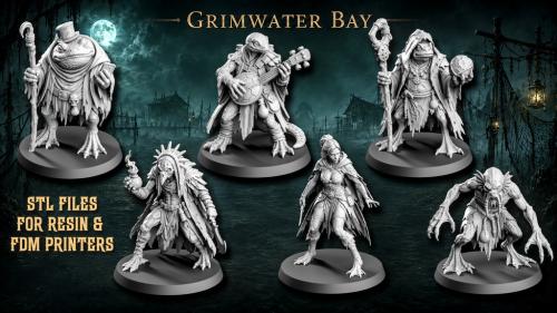 Grimwater Bay VOL.1 - 3D Models for Resin & FDM Printing