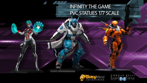 Infinity the Game , PVC Statues 1/7 scale(8-9 inches tall) .