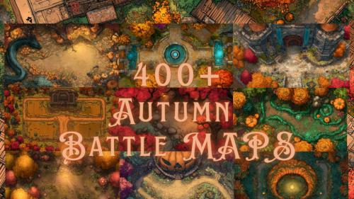 RPG Maps: 400 + Autumn Collection for VTT & TTRPGs