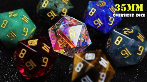 Oversized Genshin Impact D20 Dice Set