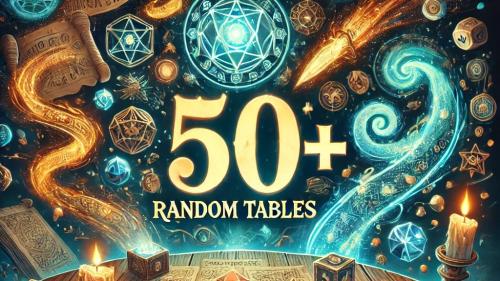 50+ Random Tables