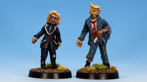 Don and Hillary hit the Apocalypse. 28mm Zombie Miniatures