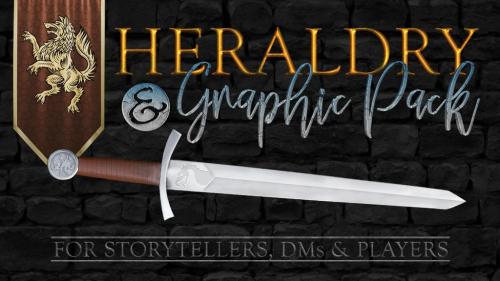 Heraldry & Graphic Pack - Crests, Weapons, Armor, Jewelry+