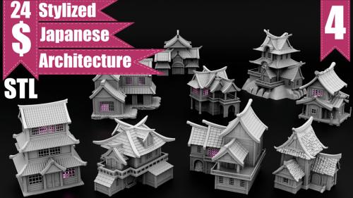 Stylized Japanese Architecture Part 4