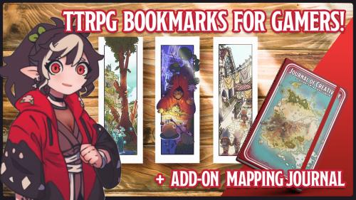 TTRPG Bookmarks for Gamers!