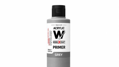 Water-based Acrylic Primer For Miniatures, 200ml, Grey