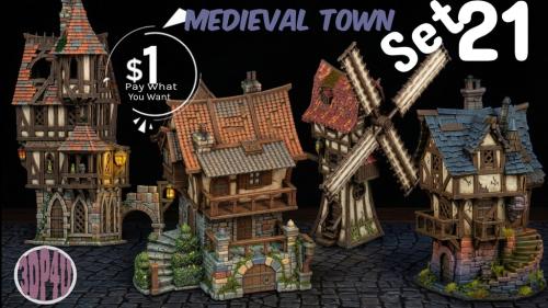 Pay What You Want, Medieval RPG Town Set 21