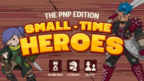 Small-Time Heroes: The Print and Play Edition