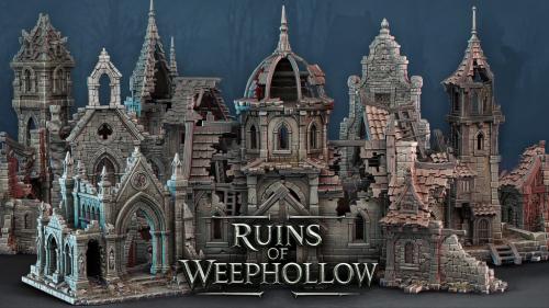 Ruins of Weephollow - 3D Printable STL Terrain