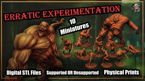 Erratic Experimentation - Miniatures of Manmade Horrors!