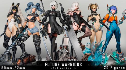 Future Warrior - Collection 1 - 3D Printing Miniatures