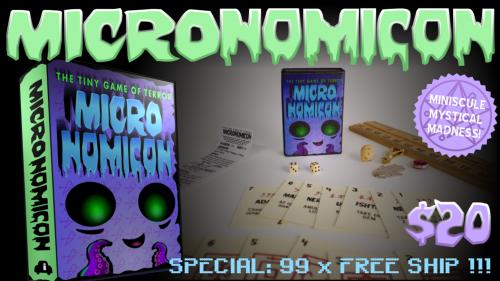 MICRONOMICON: The Tiny Game of Terror