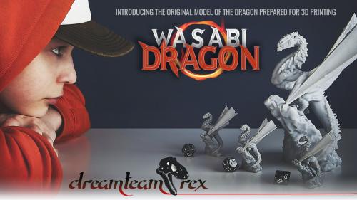 Wasabi Dragon - high quality STL for printing