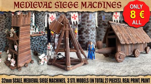 Medieval siege machines