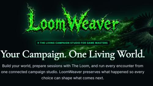 LoomWeaver - Prep, Run, and Remember Your Campaign