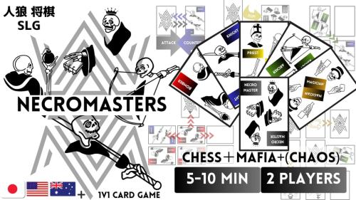 NecroMasters＿Chess-like Strategy & Mafia-like Mind game