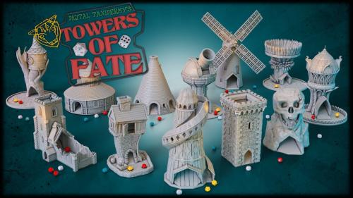 Towers of Fate - Dice Towers for 3D Printed Tabletop Gaming