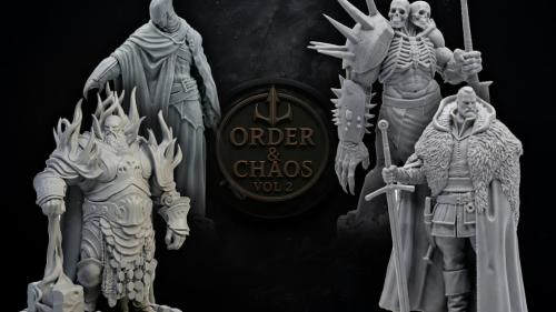 Order&Chaos - VOL 2 Knights Stl for 3D Printing