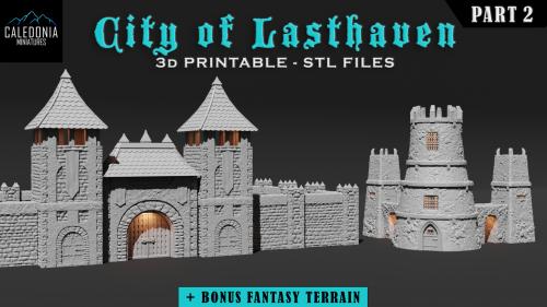 City of Lasthaven 3D Printable STL Files & Bonus Terrain