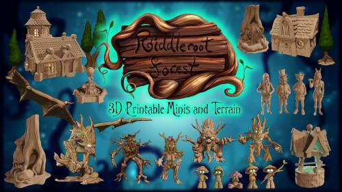 Riddleroot Forest - A Whimsical 3D Printable Fantasy Realm