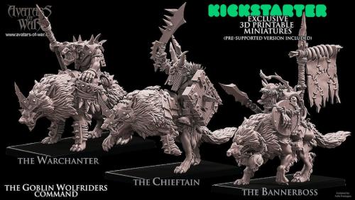 THE GOBLIN WOLFRIDERS COMMAND BY AVATARS OF WAR