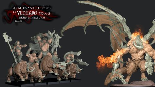 Armies and Heroes by Yedharo Models - 30mm Miniatures - RPG.