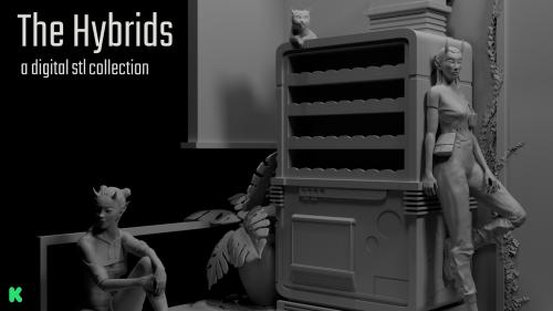 The Hybrids - STL files for 3d Printing