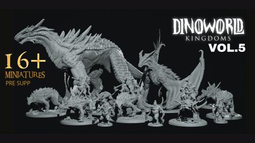 Dinoworld kingdoms vol 5 STL miniatures