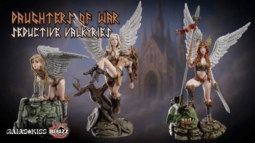 Daughters of War: Seductive Valkyries |Printable STL Files