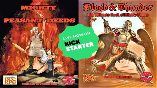 Deck of Mighty Peasant Deeds + Blood & Thunder Deeds Book