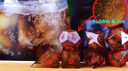 Soft drink dice set (Handmade)