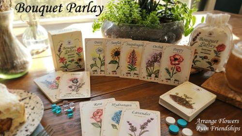 Bouquet Parlay: A Pretty but Petty card game for 2-6 players
