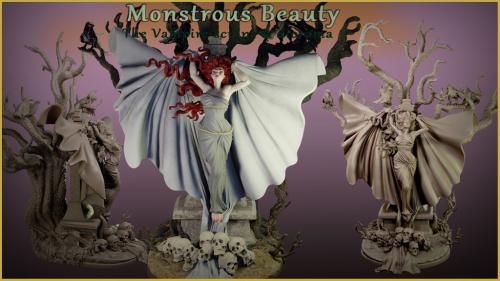 Monstrous Beauty #5 STL Sculpt