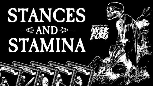 STANCES & STAMINA: A Mörk Borg Combat Card Supplement