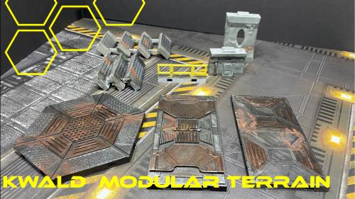 Kwald Design Modular Wargaming 3D Printed Terrain