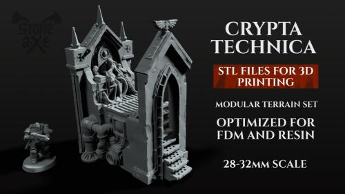Crypta Technica: Techno-Gothic Shrines & Tombs