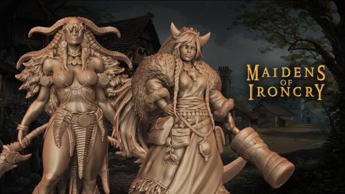 Maidens of Ironcry - 75mm Figures