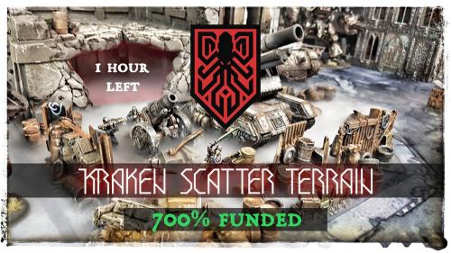 Kraken Scatter Terrain - for 28 mm tabletop wargames