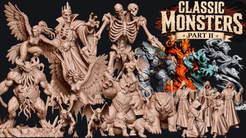 Classic Fantasy Monsters: Part 2 - STL Miniatures
