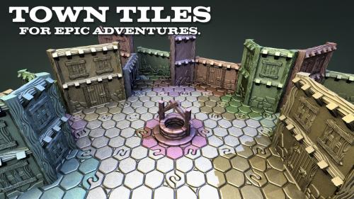 Town Tiles For Epic Adventures, plus old Tiles.