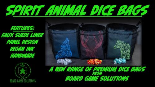 Dice Bags- Spirit Animal - Kickstarter Make 100