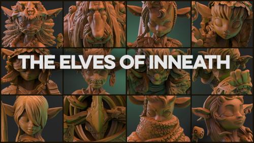 The Elves of Inneath (32mm fantasy miniatures)