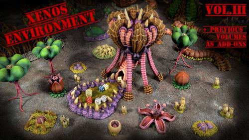 Xenos Environment - Vol III - The Dice Tower - STL Files