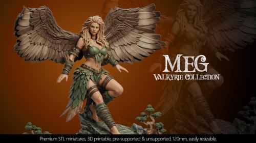 Meg – The Deluxe Valkyrie Collection | 120mm STL Files