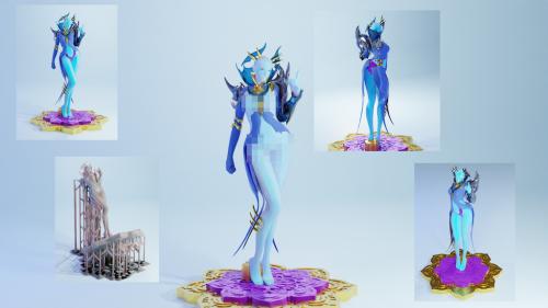 VENUS QUEEN - STL FILES FOR 3D PRINTING - SFW & NSFW