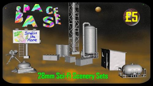 REBOOT - Space Base 28mm - STLs for your Tabletop Adventures