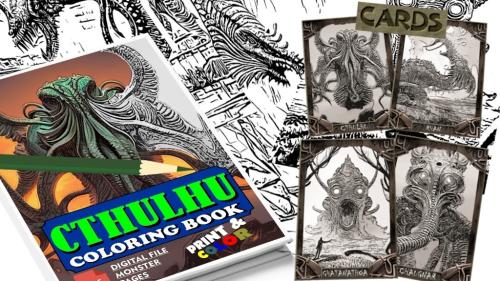 Cthulhu and the Deities - Lovecraftian monsters