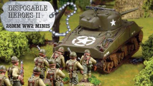 28mm World War 2 Wargaming Miniatures - Disposable Heroes