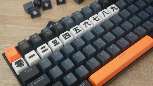 3D Printable Japanese Kanji Numbers Keycap Collection STL