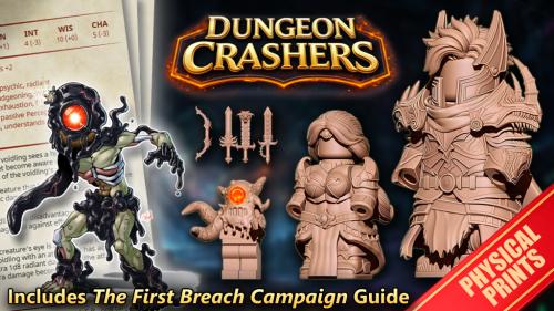 DUNGEON CRASHERS: Modular Resin Miniatures for Tabletop RPGs